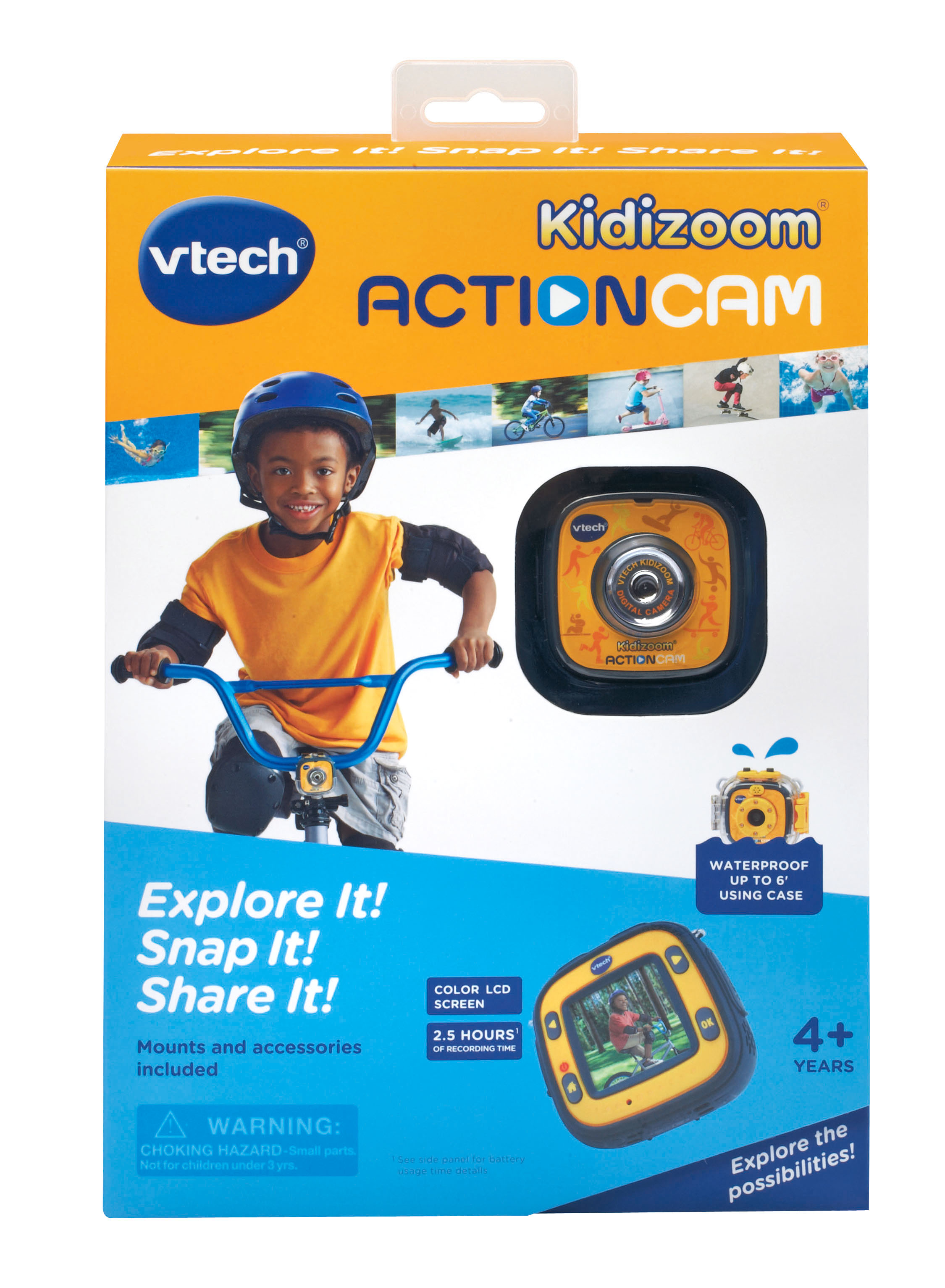 VTech Kidizoom Action Cam (Yellow/Black) - image 3 of 3