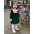 thumbnail image 5 of Loicainy Toddler Baby Girl Christmas Dress 12 18 24 Months 2T 3T 4T Embroidery Crew Neck Long Sleeve Dresses, 5 of 9