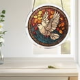 thumbnail image 4 of Tong Acrylic Puzzle Style Colored Glass Style Hanging Featuring Unique Irregular Shapes As Home Art Which Can Be Installed On Windows, 4 of 5