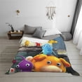 thumbnail image 3 of Lsque Pikmin Print Flannel Throw Blanket, Ultra-soft Blanket for Bed, Couch, Car, Hypoallergenic Anti-pilling blanket-50"x40", 3 of 8