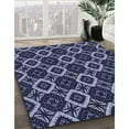 thumbnail image 3 of Ahgly Company Machine Washable Indoor Rectangle Transitional Light Purple Blue Area Rugs, 5' x 7', 3 of 7