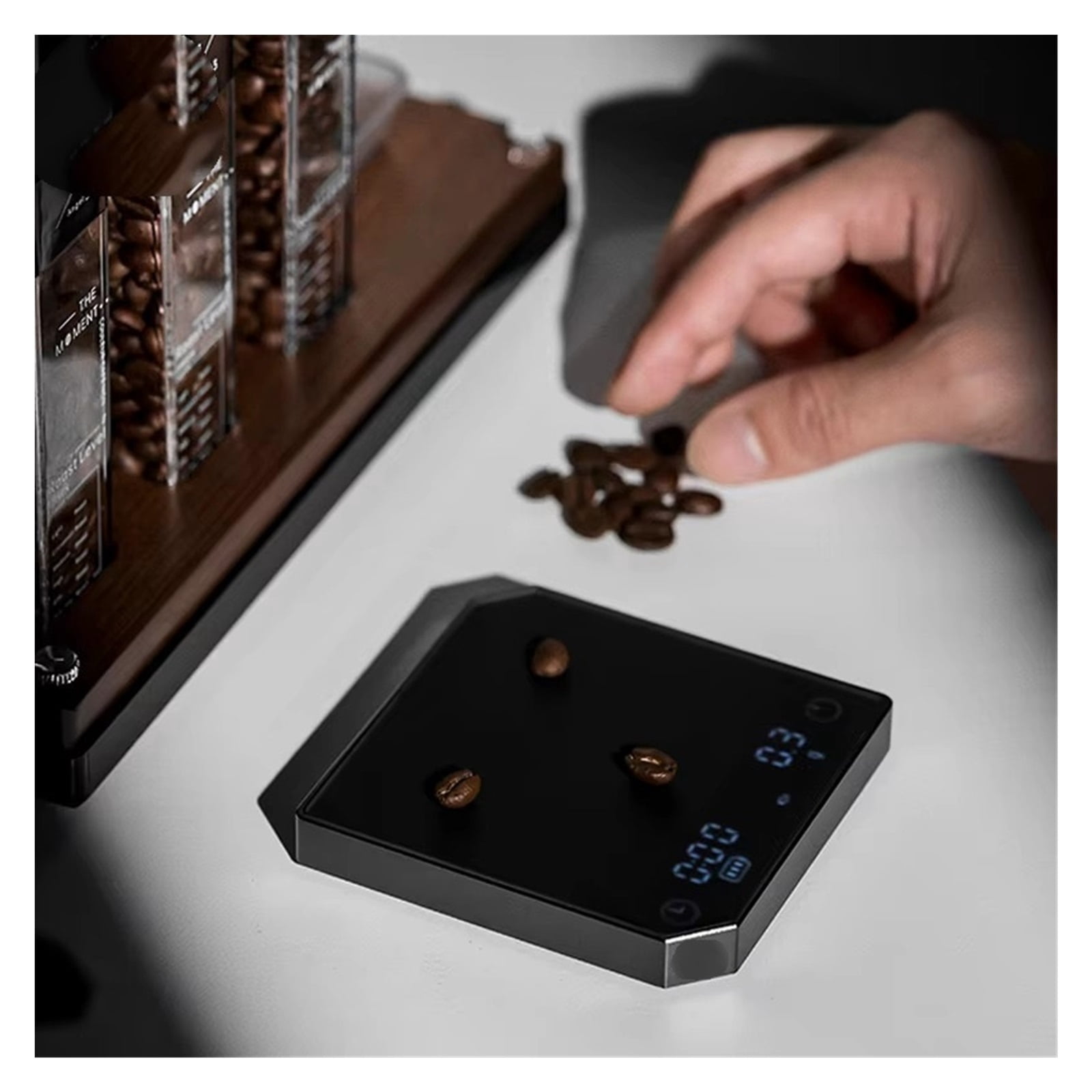 Metal Electronic Scale for Espresso Coffee 0.1/g High Precision Professional Coffee Scale / Espresso Scale with Timer