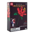 thumbnail image 4 of Block Tech Lego Compatible Flower Bouquet - Red Hibiscus (72 Pieces), 4 of 5