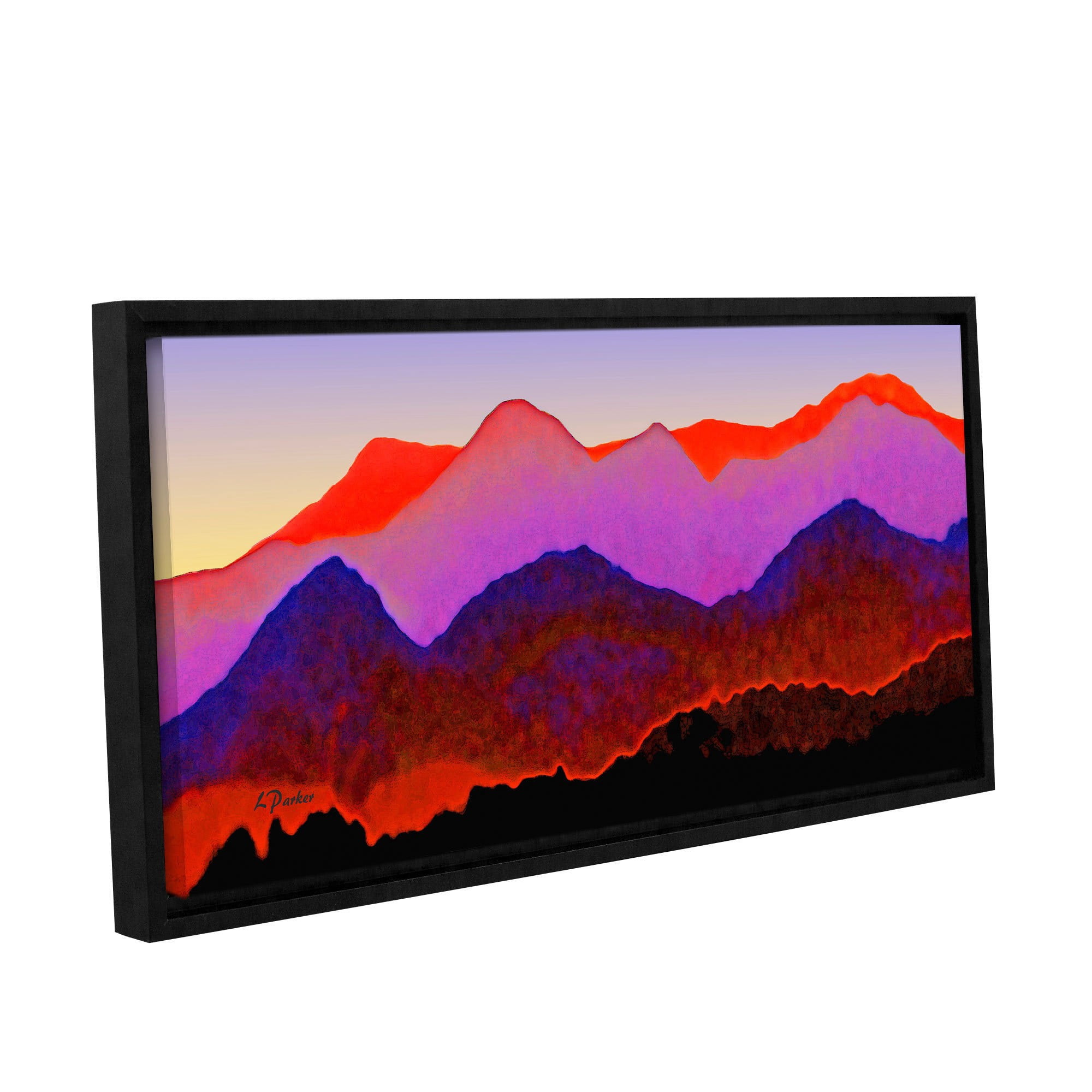 ArtWall Linda Parker "Pyrenees In Autumn" Gallery-wrapped Floater-framed Canvas