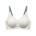 thumbnail image 1 of Timegard Soutien-Gorge pour Femmes Col en V Sans Armature Bretelles Réglables Soutien Complet Confortable Quotidien, 1 of 2