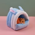 thumbnail image 1 of Lit Hamster Confortable Forme d'Élan Hérisson Nid d'Hiver Cochons d'Inde Cachette Accessoires de Cage Hamster, 1 of 6