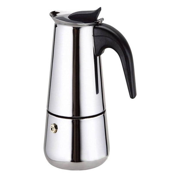 Coffee Maker,Stainless Steel,6 Cup, Size: 300ml / 6cups, Silver