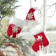 thumbnail image 3 of Colgante de Navidad de Año Nuevo, guantes de viruta de madera de felpa, sombrero de Papá Noel, adornos de árbol esponjosos, colgantes, regalo de vestidor de ventana, 3 of 4