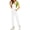 White, variant on Bib Overalls for Women Fashion Jean Jumpsuit Adjustable Strap Coveralls(White,M)