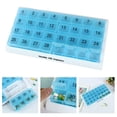 thumbnail image 3 of Organizador de Pastillas Mensual Yuyangstore Caja de almacenamiento de pastillas portátil a prueba de humedad, 3 of 8