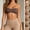 Brown, variant on Strapless Bras for Women Seamless Wrap-Around Bandeau Top Wireless No- Design Comfortable Ruched Tube Bra for Daily Wear L