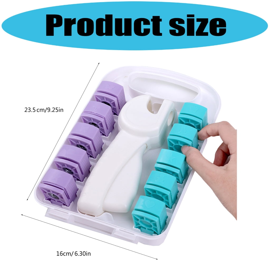 Lace Design Photo Punches Hole Maker Embossing Tool For Scrapbooking Office Use Plastic Craft Paper Punches