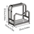 thumbnail image 3 of Multi-function Kitchen Utensil Board Holder,Easy Clean Countertop Kitchen Organizer Knives Chopping Board Lid Combined Storage Stand, 3 of 7
