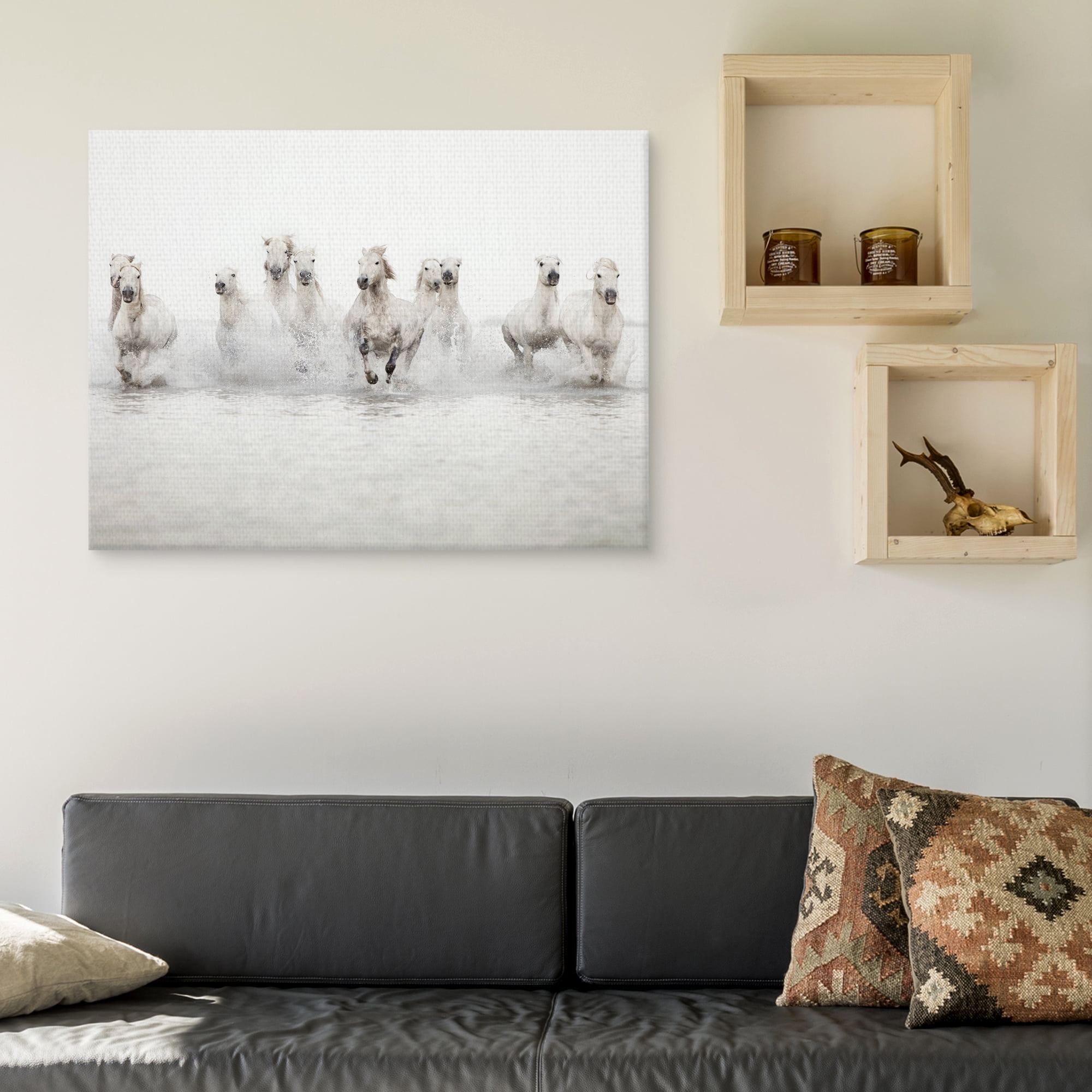 White Horses by Irene Suchocki Running Wild Horses Photo Canvas Art