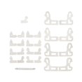 thumbnail image 4 of 26 Pcs Radius Gauge Set Fractional 1/64-1/2 Inch Gages with Holder, Radius Measuring Tool, 4 of 7