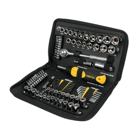 Set de Herramientas Pretul para Mecánica 85 Pzas