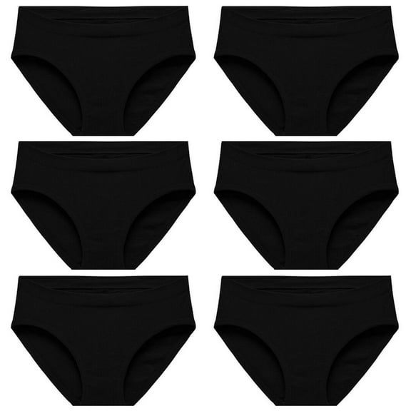 Pxiakgy panties for women women's panties Women Cotton Underwear Basic Bikini Female Panties Black L