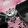 thumbnail image 5 of Manfei Coquette Bow Blackout Curtains,Vintage Damask Flower Window Curtains Pack of 2 (38x45 Each), 5 of 6