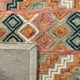 thumbnail image 6 of SAFAVIEH Aspen Dulcibella Geometric Wool Area Rug, Orange/Fuchsia, 8' x 10', 6 of 7