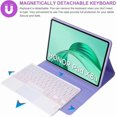 thumbnail image 2 of Funda con Teclado Retroiluminado de 7 Colores con Mouse, Morado para Lenovo Tab P12 Pro 12.7" 2025, 2 of 7