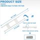 thumbnail image 4 of 8 Piezas de Barras Dobles para Refrigerador RV, Varillas de Tensión Ajustables para Refrigerador, Accesorios de Cocina para Refrigerador RV, Barras para Refrigerador, 4 of 5