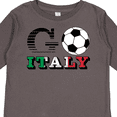 thumbnail image 4 of Inktastic Go, Italy Soccer, Football Boys or Girls Long Sleeve Toddler T-Shirt, 4 of 5