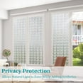 thumbnail image 3 of Window Privacy Film, 3D Rainbow Diamond Design Frosted Glass Window Clings, Window Sticker Frosting Decorative Door Covering, Anti UV Window Cling for Home, Office, 17.5 x 78.7 Inches - Style 14, 3 of 7
