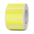thumbnail image 1 of Pegatinas YIKIADA de vinilo amarillo, 5 x 5 cm, impermeables, 500 unidades, 1 of 7