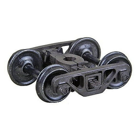 Kadee 582 HO Scale Barber - Bettendorf Self-Centering HGC Leaf-Spring Caboose Trucks -- Code 110 (.110") 33" Smooth-Back RP-25 Wheels 1 Pair