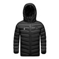 thumbnail image 2 of Hicidod Heated Jacket Kids Hooded Long Sleeve Thicken Winter Warm Heating Coat Fashion Solid Skiing Heated Clothing Rechargeable, 2 of 7