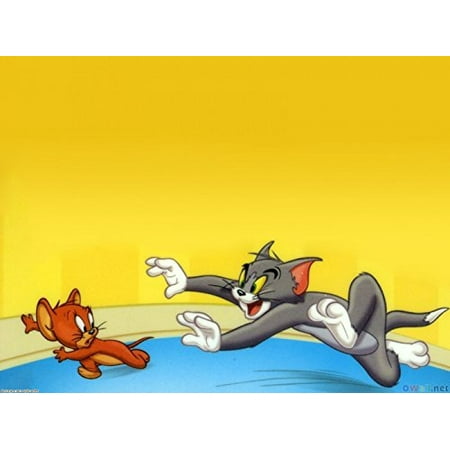 Tom & Jerry 1/4 Sheet Edible Photo Birthday Cake Topper Frosting Sheet Personalized!