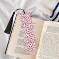 thumbnail image 4 of Kdxio Lilies Flowers Print Metal Tassel Bookmarks,Perfect Gift for Art Lovers and Bookworms Metal Bookmarks for Women, 4 of 8