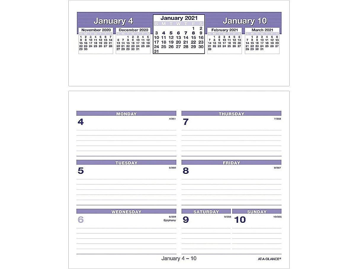 Walmart Week Calendar 2021