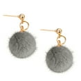 thumbnail image 7 of Grandest Birch Women Winter Jewelry Pom Pom Ball Drop Pendant Charm Stud Earrings Gift Alloy, Pom Pom Yellow, 7 of 7