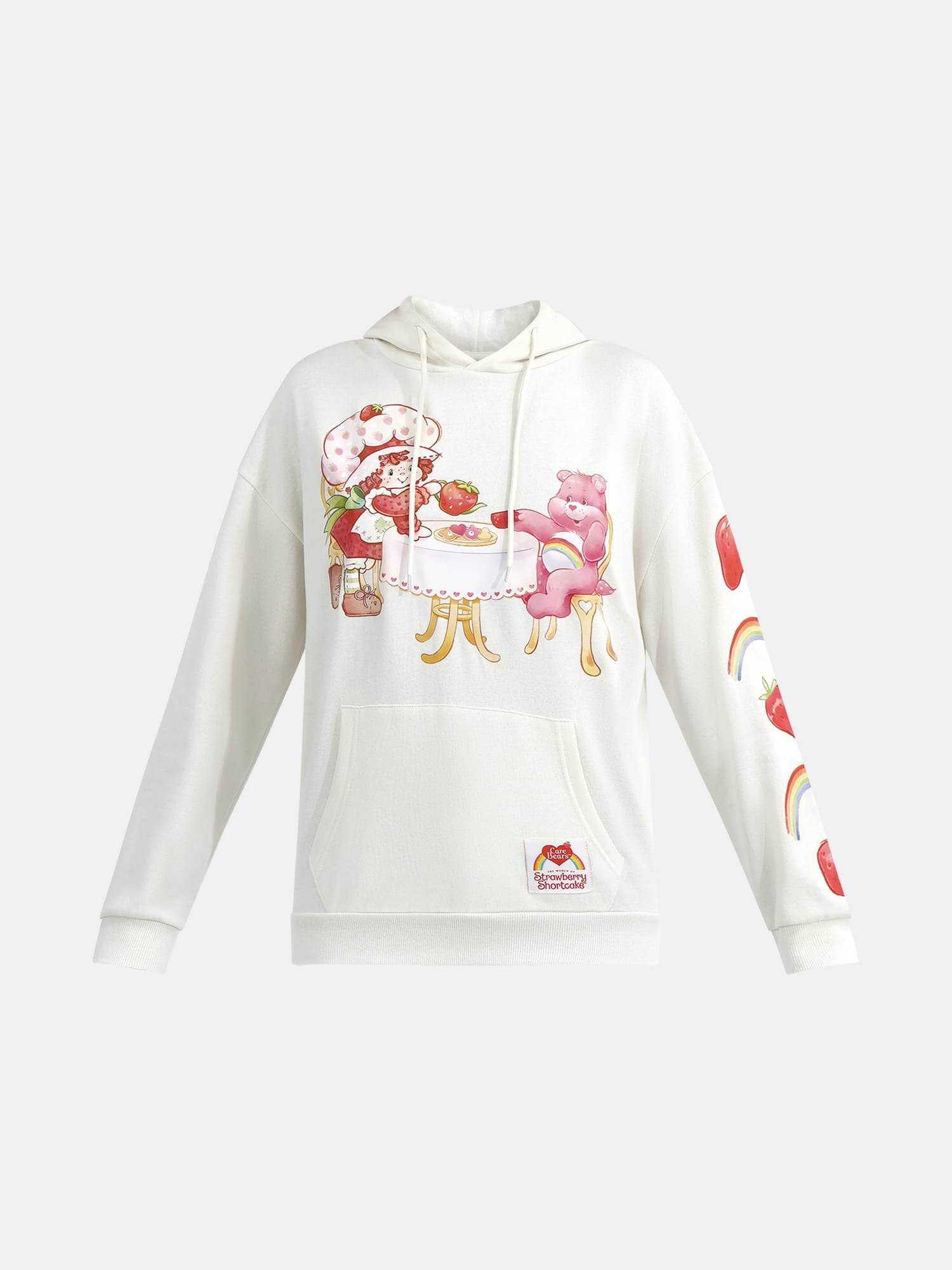 Strawberry Shortcake x Care Bears Women's Beary Berry Sweet Hoodie, Sizes XXS-XXL