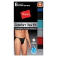 thumbnail image 6 of Hanes Men's Comfort Flex Fit Ultra Soft Cotton Stretch String Bikinis, 6 Pack, 6 of 7