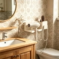 thumbnail image 6 of Hair Dryer Holder No Drill Wall Mounted Bathroom Organizer for Hair Dryer, Flat Iron, Curling Iron, 6 of 6