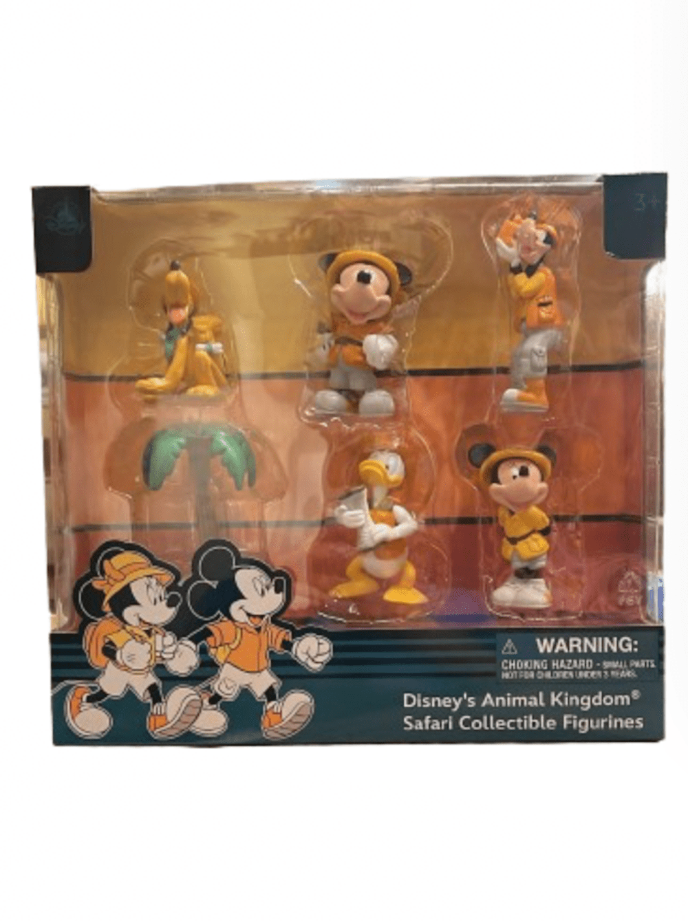 Disney Parks Mickey & Friends Safari Figure Playset Play Set New