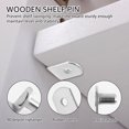 thumbnail image 3 of Adifare 80Pcs Shelf Support Peg,L-Shaped Shelf Bracket Peg 6mm Metal Cabinet Support Pin Stable Bookshelf Bracket Peg Furniture Pin Holder for Cabinet Wardrobe Closet, 3 of 7