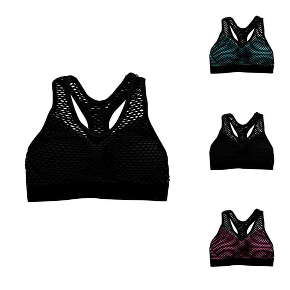 Sports Bras for Women Hollow out High Impact Wireless Bralettes Workout Gym Yoga Running Bra