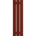 thumbnail image 5 of Ekena Millwork 17 1/8"W x 36"H True Fit PVC Three Board Spaced Board-n-Batten Shutters, Pepper Red (Per Pair - Hardware Not Included), 5 of 8