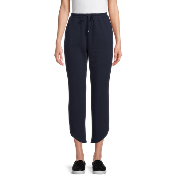 Time and Tru Women's Dolphin Hem Joggers
