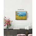 thumbnail image 5 of Drsoum Landscape wildflowers Wall Art 11x14in Nature Framed seascape Wall Prints Farmhouse Kitchen Bathroom Office Decor, 5 of 5