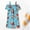 Sky Blue, variant on SDJMa Toddler Kids Baby Girl Summer Vacation Dress Suspender Skirt Floral Dress