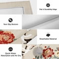 thumbnail image 6 of Farmhouse Flowers Outdoor Rug for Patio/Deck/Porch, Non-Slip Large Area Rug 3 x 5 Ft, Japanese Style Peony Floral White Bird Indoor Outdoor Rugs Washable Area Rugs, Camping Rug Carpet Runner, 6 of 8