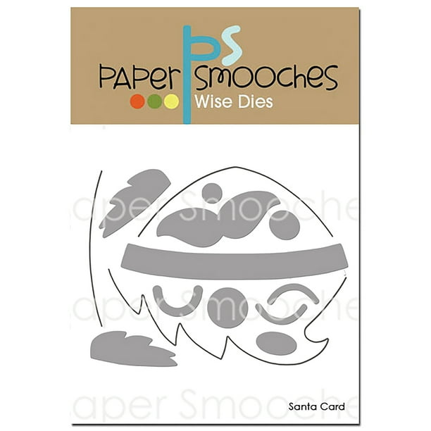 Paper Smooches Dies-Santa Card