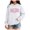 White, variant on mgoYE Girl's Cute Graphic Crewneck Sweatshirt Long Sleeve Drop Shoulder Pullover Shirt Tops(Grey,3-4 Years)