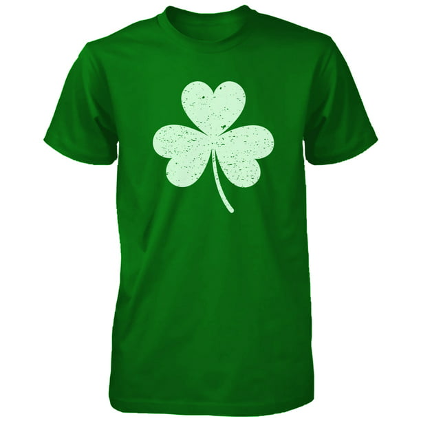 365 Printing - Distressed Shamrock Unisex Green Shirts Vintage Clover ...