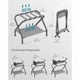 thumbnail image 4 of Juego de 2 portaequipajes SONGMICS, color gris pizarra, para habitación de huéspedes, 4 of 6