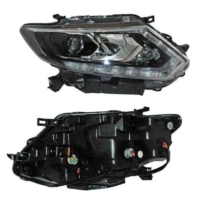 Faro Principal X-Trail 2015 A 2017 Nissan LADO PASAJERO C/leds C/lupa C/motor TYC .